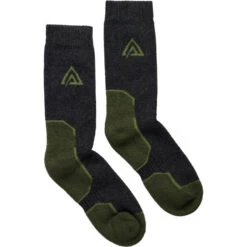 Aclima WarmWool Chaussettes 1 Paire, Gris/olive