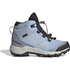 Adidas TERREX GTX Mid Hiking Shoes Kids, Bleu