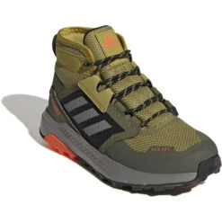 Adidas TERREX Trailmaker Mid Rain.RDY Chaussures De Randonnée Enfant, Olive