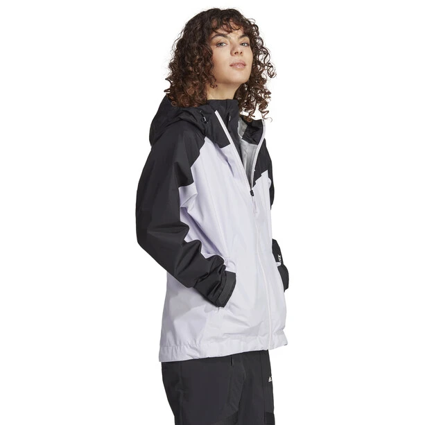 Adidas TERREX XPR GORE PAC Jacket Women, Argent/noir 4 Adidas TERREX XPR GORE PAC Jacket Women, Argent/noir – Image 4