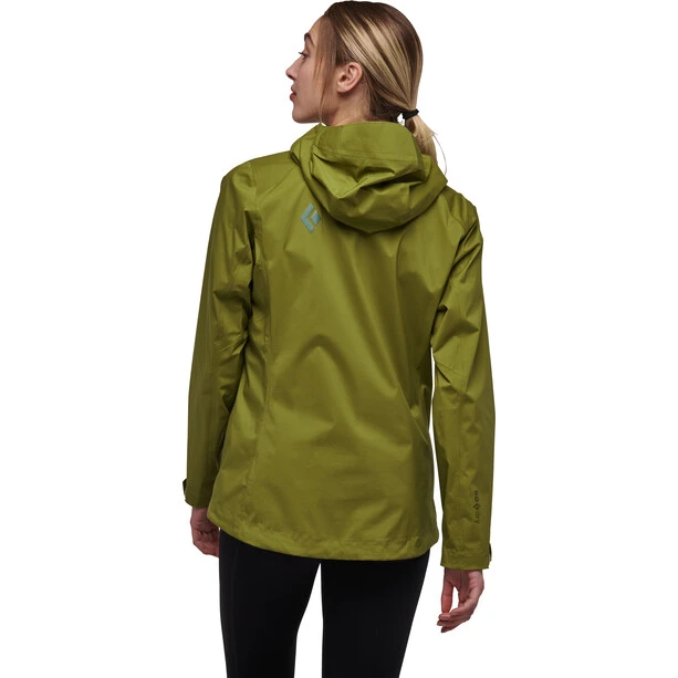 Black Diamond Stormline Stretch Anorak Women, Olive 3 Black Diamond Stormline Stretch Anorak Women, Olive – Image 3