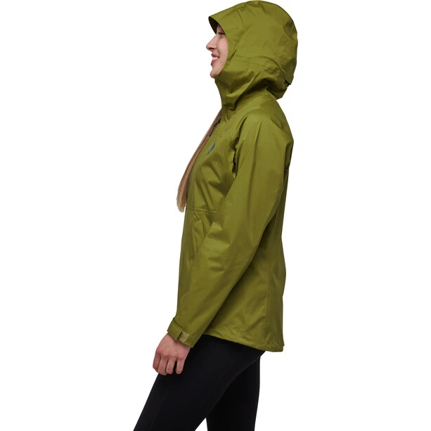 Black Diamond Stormline Stretch Anorak Women, Olive 4 Black Diamond Stormline Stretch Anorak Women, Olive – Image 4
