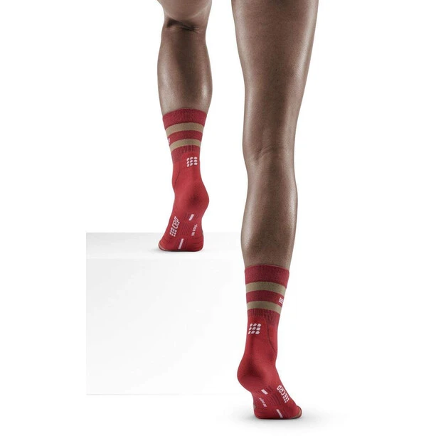 Cep Hiking 80's Mid Cut Socks Women, Rouge/gris 5 Cep Hiking 80's Mid Cut Socks Women, Rouge/gris – Image 5