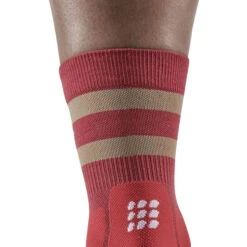Cep Hiking 80's Mid Cut Socks Women, Rouge/gris 11 Cep Hiking 80's Mid Cut Socks Women, Rouge/gris -komperdell boutique cep hiking 80s mid cut socks women berry sand 6