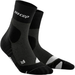 Cep Hiking Merino Chaussettes Mi-hautes Homme, Gris/noir