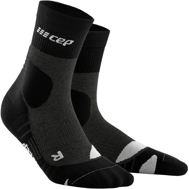 Cep Hiking Merino Chaussettes Mi-hautes Homme, Gris/noir 1 Cep Hiking Merino Chaussettes Mi-hautes Homme, Gris/noir