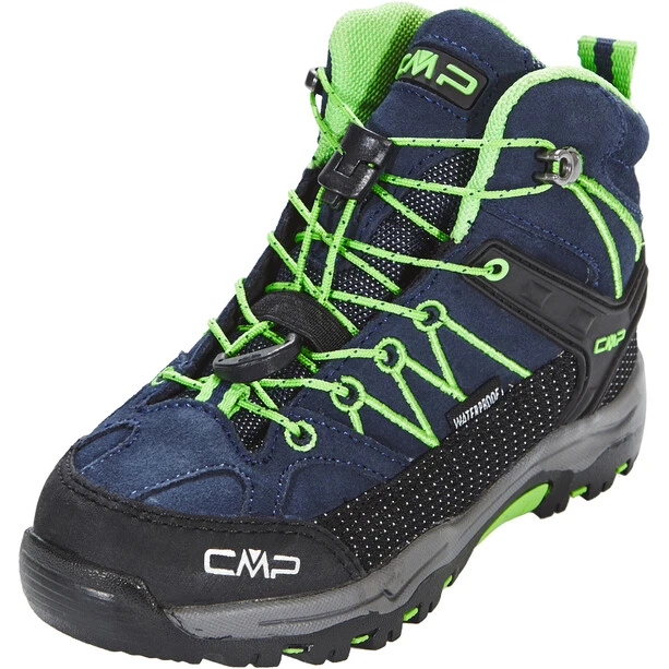 CMP Campagnolo Rigel WP Chaussures De Trekking Mi-hautes Enfant, Bleu/vert 1 CMP Campagnolo Rigel WP Chaussures De Trekking Mi-hautes Enfant, Bleu/vert