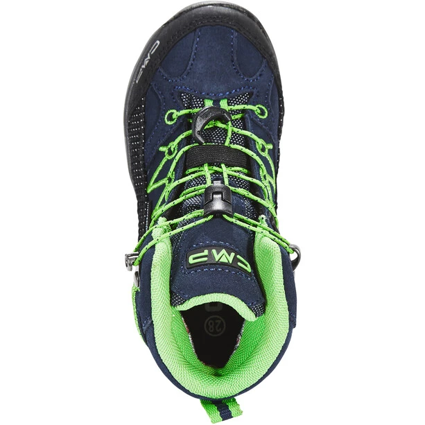 CMP Campagnolo Rigel WP Chaussures De Trekking Mi-hautes Enfant, Bleu/vert 3 CMP Campagnolo Rigel WP Chaussures De Trekking Mi-hautes Enfant, Bleu/vert – Image 3