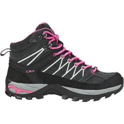 CMP Campagnolo Rigel WP Chaussures De Trekking Mi-hautes Femme, Gris/rose -komperdell boutique cmp campagnolo rigel mid wp skor dam grey fuxia ice 4