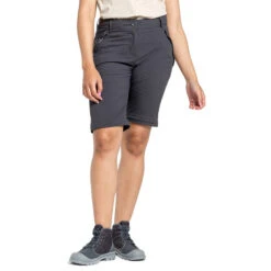 Craghoppers NosiLife Pro II Pantalon Convertible Femme, Gris -komperdell boutique craghoppers nosilife pro ii convertible trousers women charcoal 3