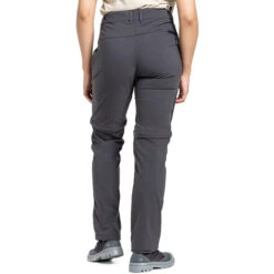 Craghoppers NosiLife Pro II Pantalon Convertible Femme, Gris -komperdell boutique craghoppers nosilife pro ii convertible trousers women charcoal 4