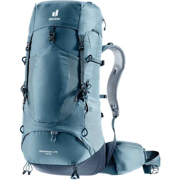 Deuter Aircontact Lite 40+10 Backpack, Bleu 1 Deuter Aircontact Lite 40+10 Backpack, Bleu