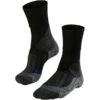 Falke TK1 Cool Chaussettes De Trekking Femme, Noir/gris