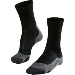 Falke TK2 Cool Chaussettes De Trekking Femme, Noir/gris