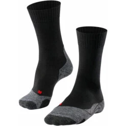 Falke TK2 Chaussettes De Trekking Homme, Noir/gris