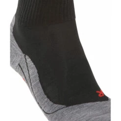 Falke TK5 Chaussettes Courtes De Randonnée Homme, Noir/gris -komperdell boutique falke tk5 strumpor herr black mix 5