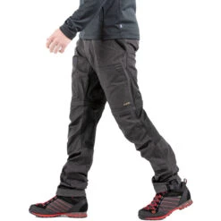 Fjällräven Fjällräven Abisko Lite Pantalon À Jambes Amovibles Homme, Gris -komperdell boutique fjaellraeven abisko lite zip off trousers men dark grey black 3