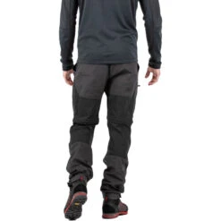 Fjällräven Fjällräven Abisko Lite Pantalon À Jambes Amovibles Homme, Gris -komperdell boutique fjaellraeven abisko lite zip off trousers men dark grey black 4