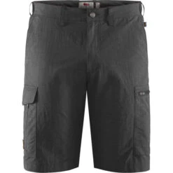 Fjällräven Fjällräven Travellers MT Short Homme, Gris -komperdell boutique fjaellraeven travellers mt shorts men dark grey 1