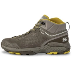Garmont Groove Mid G-Dry Chaussures Mi-hautes, Marron/jaune 7 Garmont Groove Mid G-Dry Chaussures Mi-hautes, Marron/jaune -komperdell boutique garmont groove mid g dry mid cut shoes taupe yellow 3