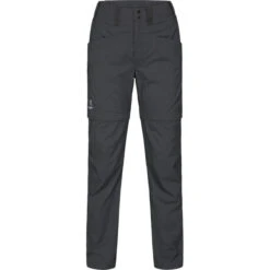 Haglöfs Lite Standard Zip-Off Pants Women, Gris