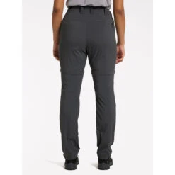 Haglöfs Lite Standard Zip-Off Pants Women, Gris -komperdell boutique hagloefs lite standard zip off pants women magnetite 6