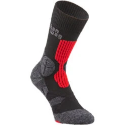 Hanwag Trek Chaussettes, Noir/rouge