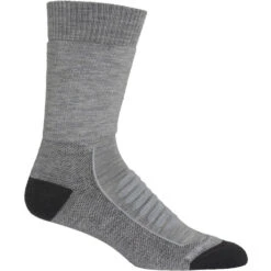 Icebreaker Hike+ Chaussettes Mi-hautes épaisses Homme, Gris