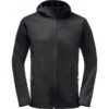 Jack Wolfskin Bornberg Sweat à Capuche Homme, Noir
