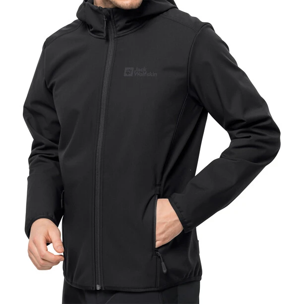 Jack Wolfskin Bornberg Sweat à Capuche Homme, Noir 5 Jack Wolfskin Bornberg Sweat à Capuche Homme, Noir – Image 5