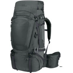 Jack Wolfskin Denali 65+10 Backpack Men, Gris