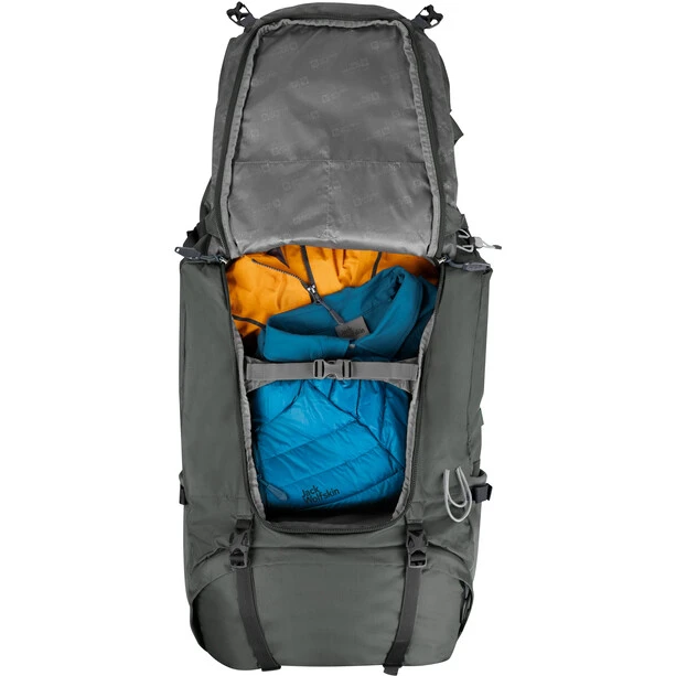 Jack Wolfskin Denali 65+10 Backpack Women, Gris 3 Jack Wolfskin Denali 65+10 Backpack Women, Gris – Image 3