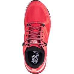 Jack Wolfskin Force Striker Texapore Chaussures Basses Femme, Rose -komperdell boutique jack wolfskin force striker texapore low shoes women pink grey 5