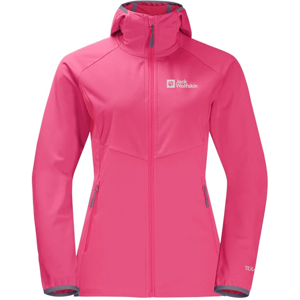 Jack Wolfskin Go Hike Softshell Jacket Women, Rose 1 Jack Wolfskin Go Hike Softshell Jacket Women, Rose