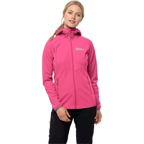 Jack Wolfskin Go Hike Softshell Jacket Women, Rose 2 Jack Wolfskin Go Hike Softshell Jacket Women, Rose – Image 2
