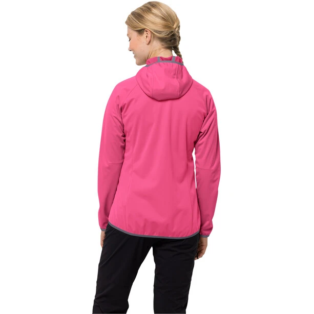 Jack Wolfskin Go Hike Softshell Jacket Women, Rose 3 Jack Wolfskin Go Hike Softshell Jacket Women, Rose – Image 3