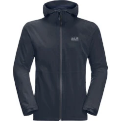 Jack Wolfskin Pack & Go Veste Softshell Homme, Bleu