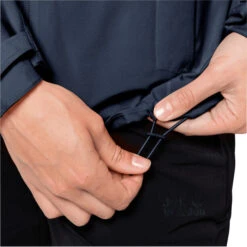 Jack Wolfskin Pack & Go Veste Shell Femme, Bleu -komperdell boutique jack wolfskin pack go softshell jacket women night blue 6