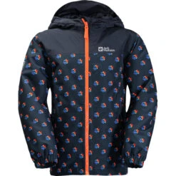 Jack Wolfskin Rainbow Paw Veste Enfant, Bleu