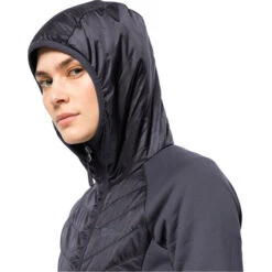 Jack Wolfskin Routeburn Pro Hybrid Jacket Women, Gris -komperdell boutique jack wolfskin routeburn pro hybrid jacket women graphite 5