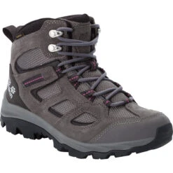 Jack Wolfskin Vojo 3 Texapore Chaussures Mi-Hautes Femme, Gris/rose -komperdell boutique jack wolfskin vojo 3 texapore mid shoes women tarmac grey pink 5