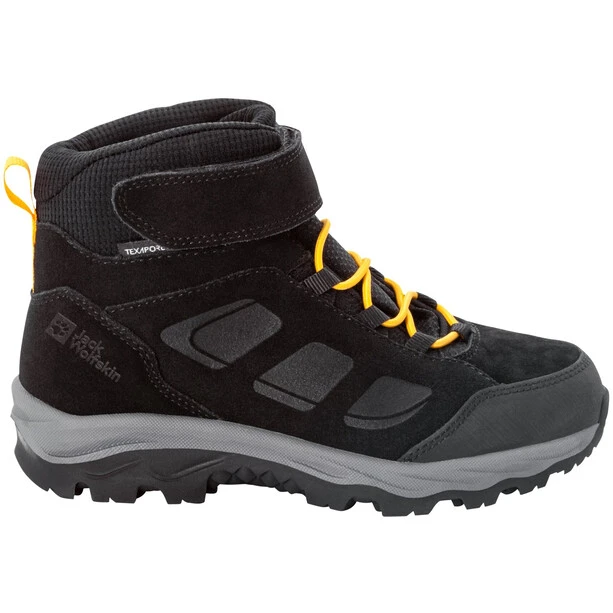 Jack Wolfskin Vojo LT Texapore Mid Shoes Kids, Noir 2 Jack Wolfskin Vojo LT Texapore Mid Shoes Kids, Noir – Image 2