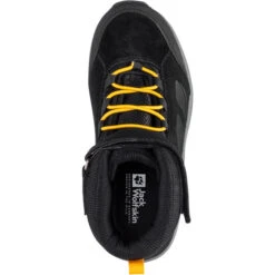 Jack Wolfskin Vojo LT Texapore Mid Shoes Kids, Noir 11 Jack Wolfskin Vojo LT Texapore Mid Shoes Kids, Noir -komperdell boutique jack wolfskin vojo lt texapore mid shoes kids black burly yellow xt 6