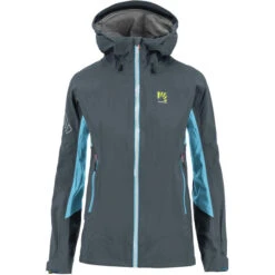 Karpos Storm Evo Veste Femme, Gris/bleu