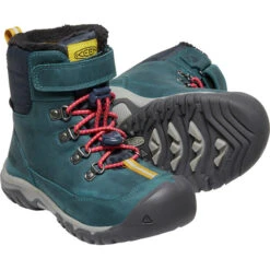 Keen Greta Boot WP Chaussures Enfant, Bleu 9 Keen Greta Boot WP Chaussures Enfant, Bleu -komperdell boutique keen greta boot wp shoes kids blue coral pink peacock 4