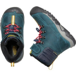 Keen Greta Boot WP Chaussures Enfant, Bleu 10 Keen Greta Boot WP Chaussures Enfant, Bleu -komperdell boutique keen greta boot wp shoes kids blue coral pink peacock 5