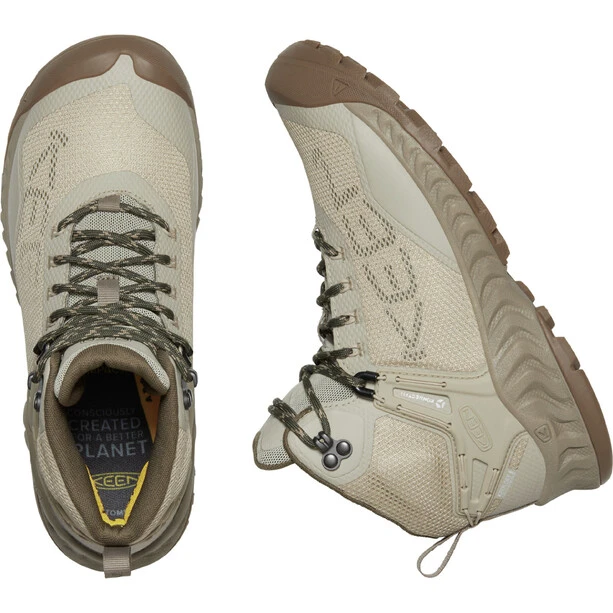 Keen NXIS EVO Mid WP Chaussures Femme, Beige 4 Keen NXIS EVO Mid WP Chaussures Femme, Beige – Image 4