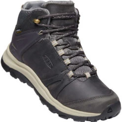 Keen Terradora II Leather Mid WP Chaussures Femme, Gris