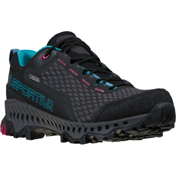 La Sportiva Spire GTX Chaussures Femme, Noir/bleu 2 La Sportiva Spire GTX Chaussures Femme, Noir/bleu – Image 2