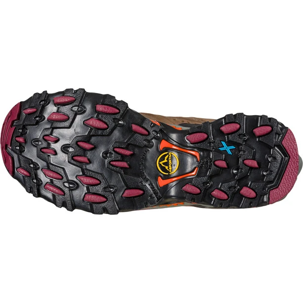 La Sportiva Ultra Raptor II Leather GTX Chaussures Femme, Marron/rouge 2 La Sportiva Ultra Raptor II Leather GTX Chaussures Femme, Marron/rouge – Image 2